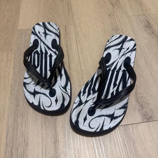 Field Script Sandals — real sample photograph