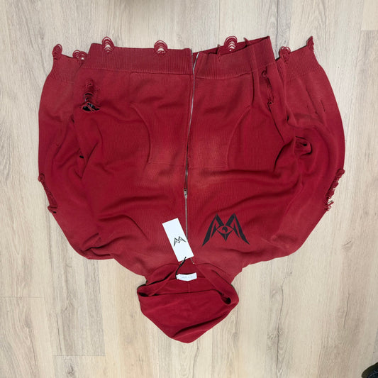 Signal Distressed Zip Hoodie