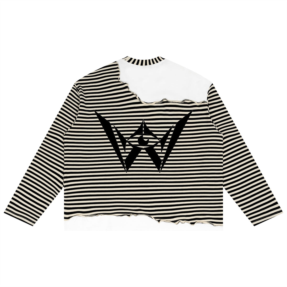 Split Stripe long sleeve back