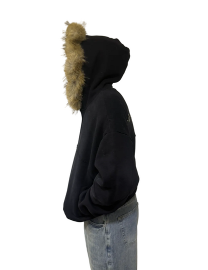 Faux Fur Hoodie