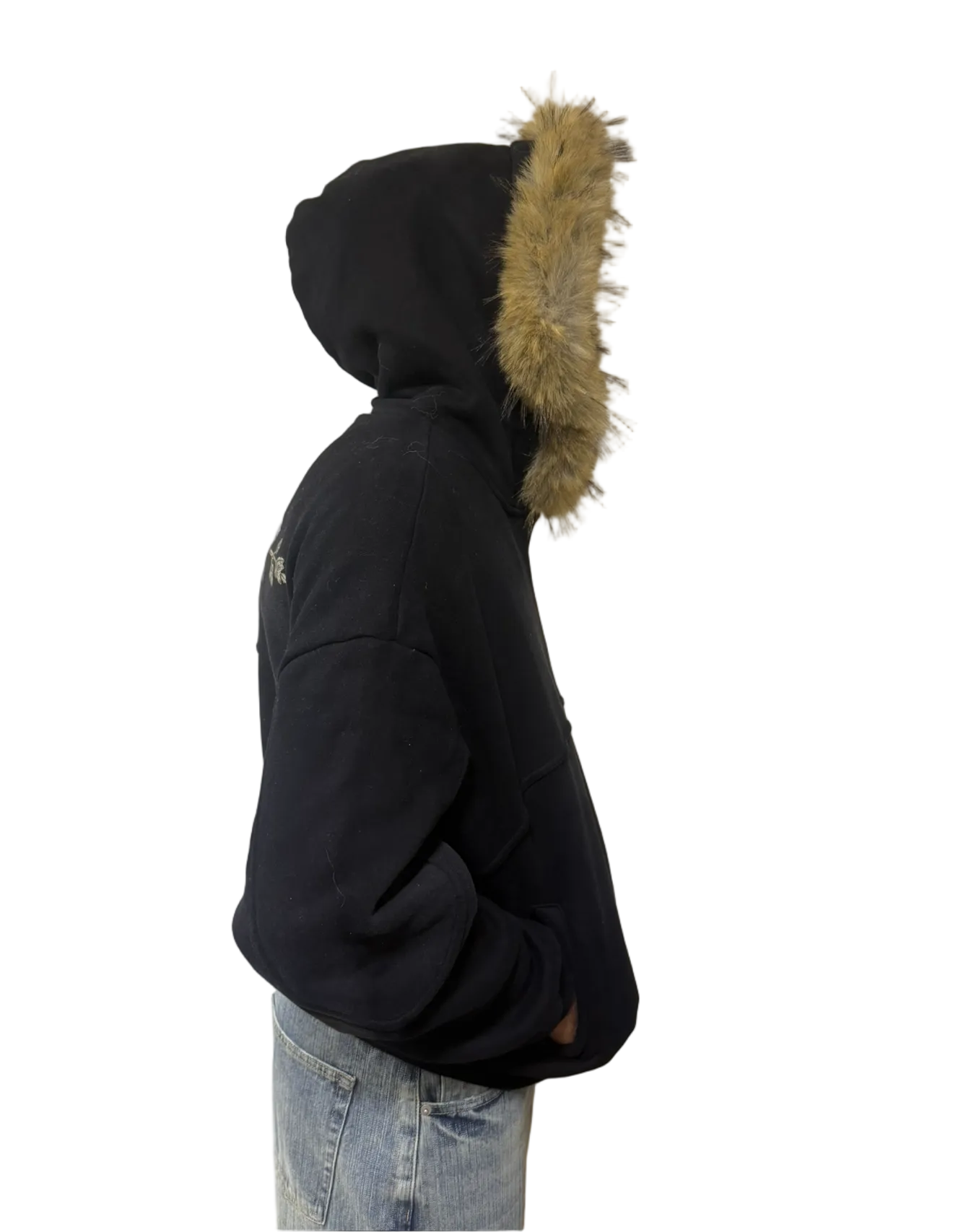 Faux Fur Hoodie