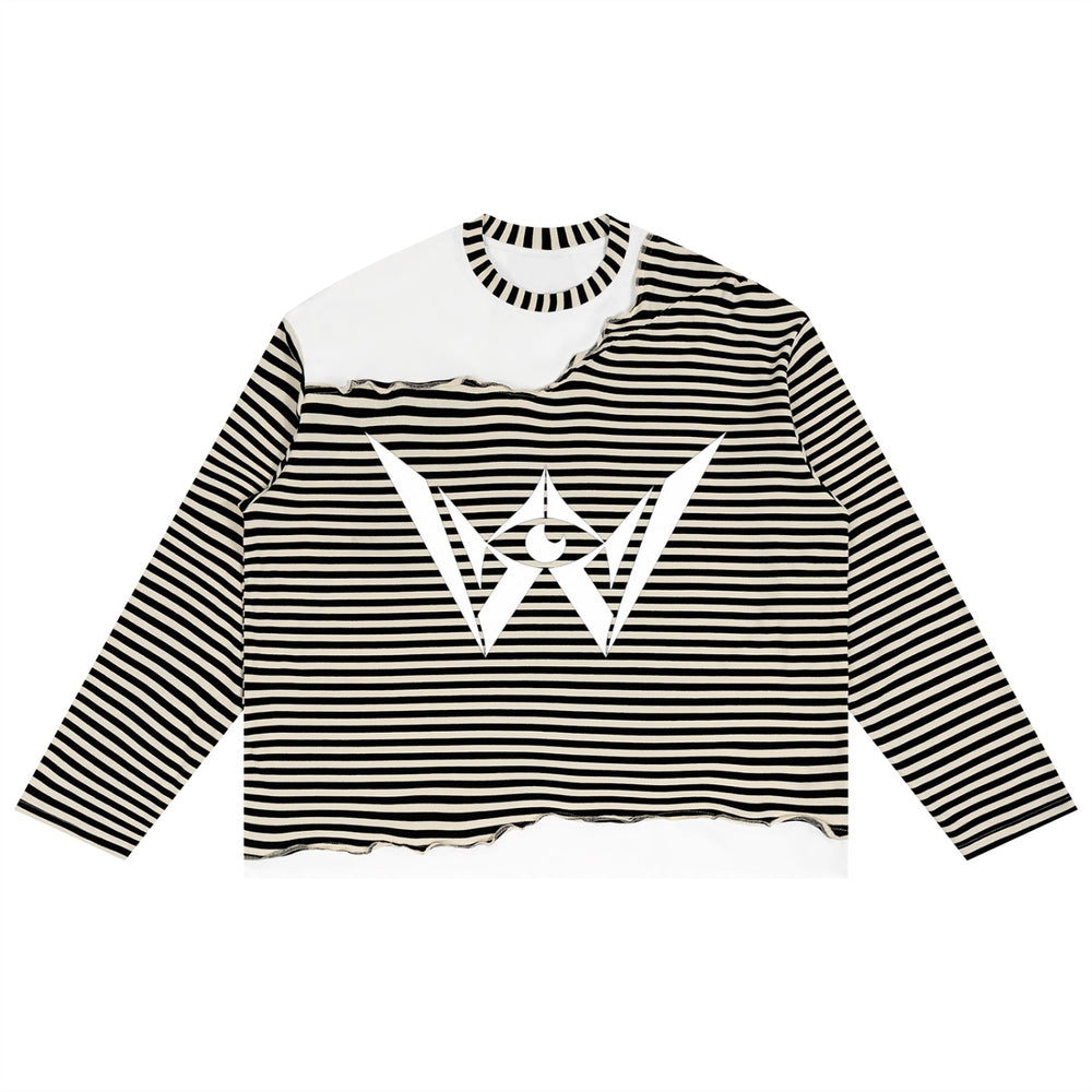 Split Stripe Long Sleeve