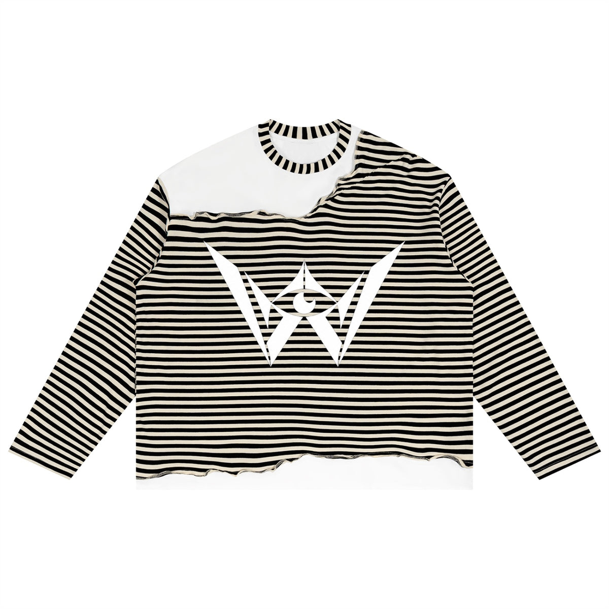 Split Stripe long sleeve front