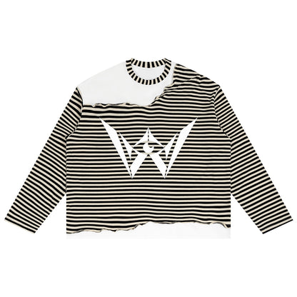 Split Stripe long sleeve front